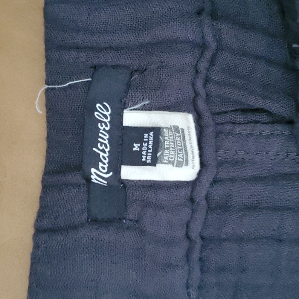 Madewell gray lightspun easy pull on shorts size medium euc - Picture 4 of 6